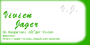 vivien jager business card